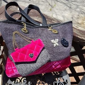 Betsey Johnson Quilted Purse